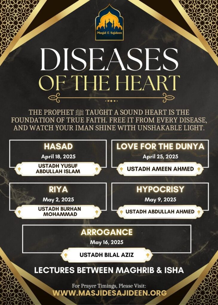 transformative lecture series titled “Diseases of the Heart”
